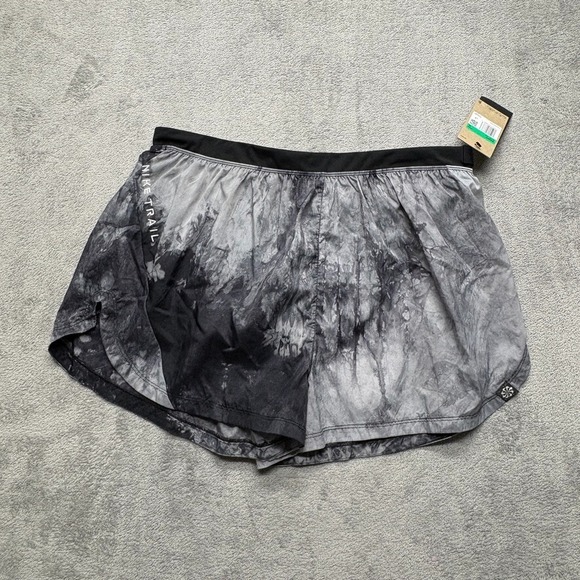 Nike Running Trail Shorts‎ Womens Black Gray XL DX1021-010 Training Athletic - Picture 1 of 5